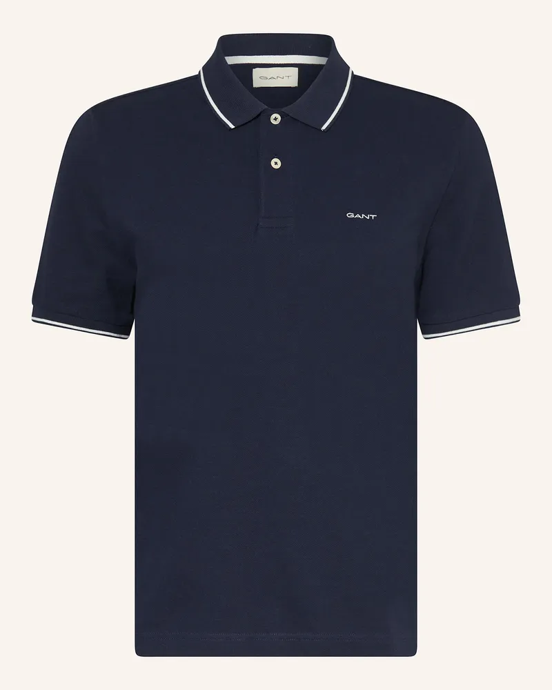 Gant Piqué-Poloshirt Dunkelblau