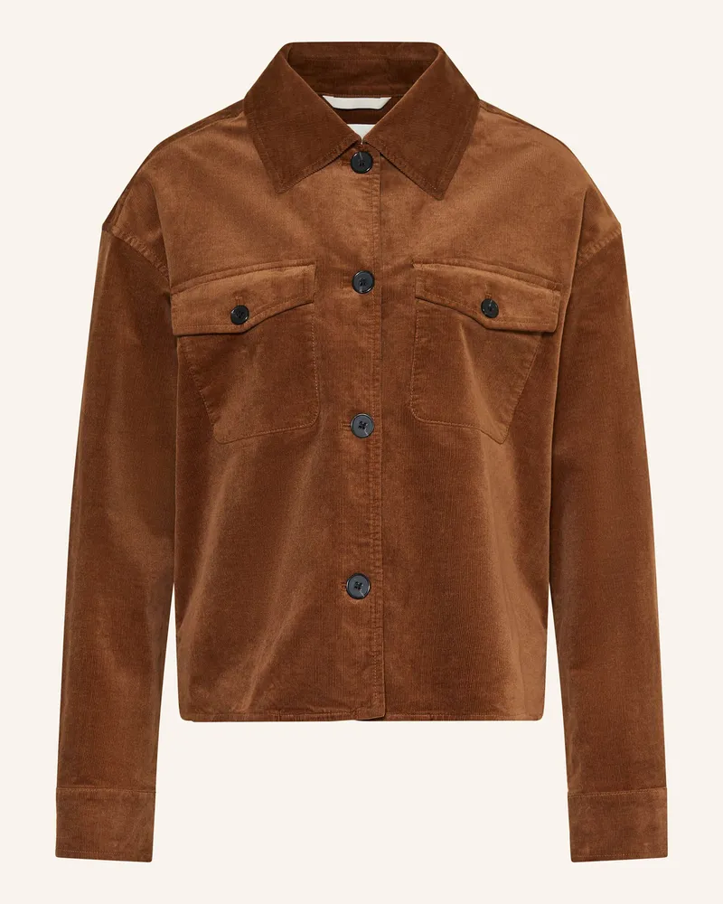 Marc O'Polo Cord-Overjacket braun Cognac
