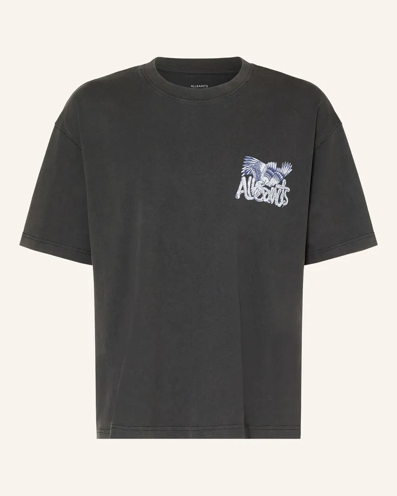 AllSaints T-Shirt Battles schwarz Schwarz