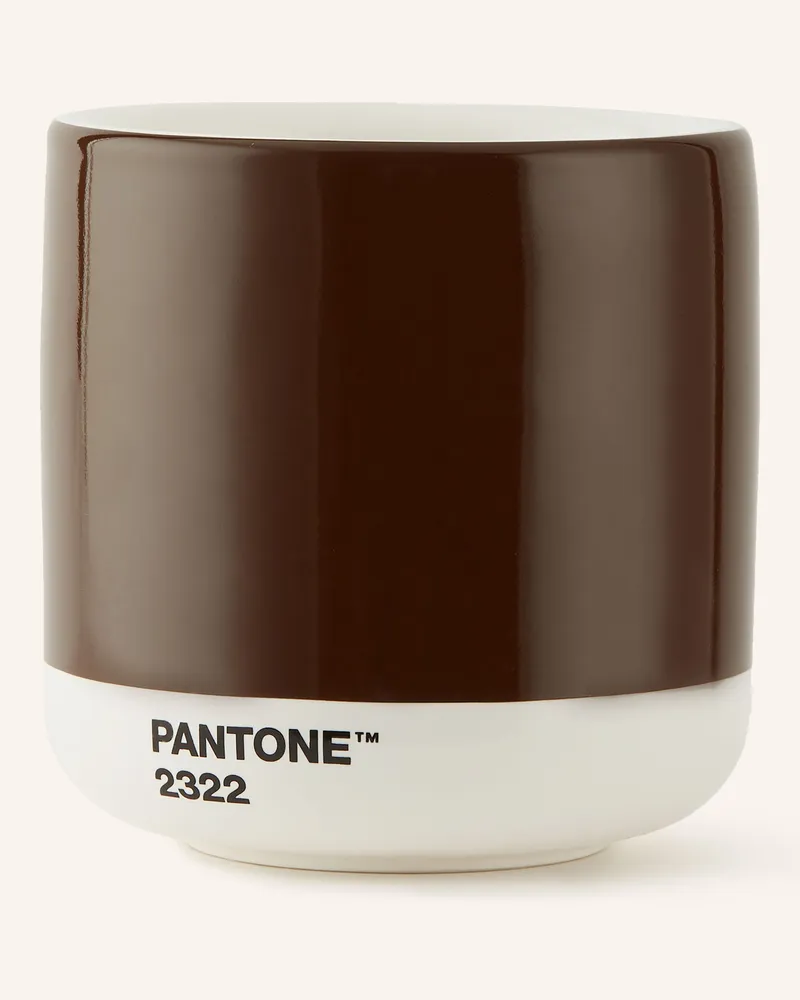 Pantone Universe Latte-Thermobecher Braun