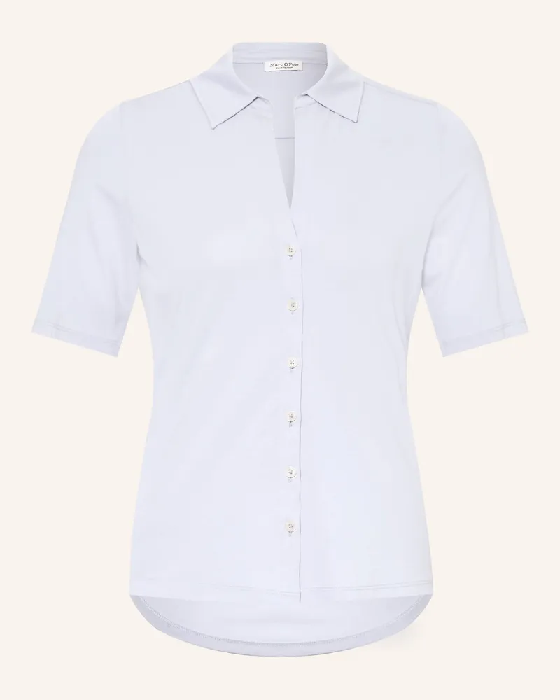 Marc O'Polo Jerseybluse blau Hellblau