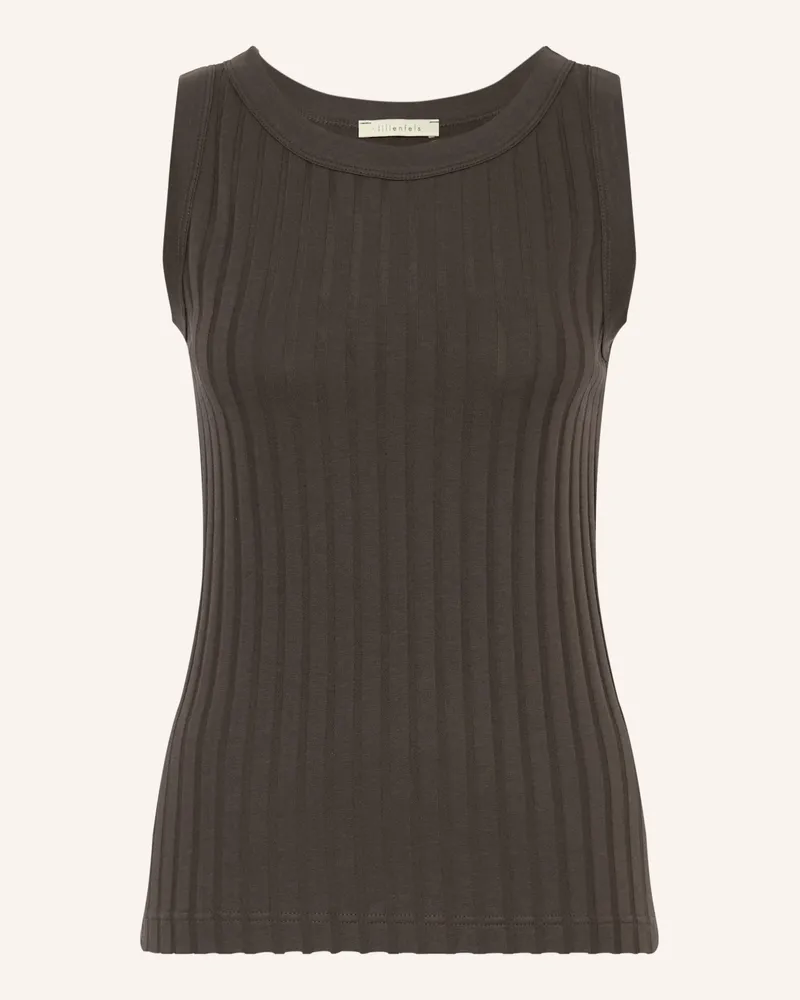 lilienfels Top braun Dunkelbraun