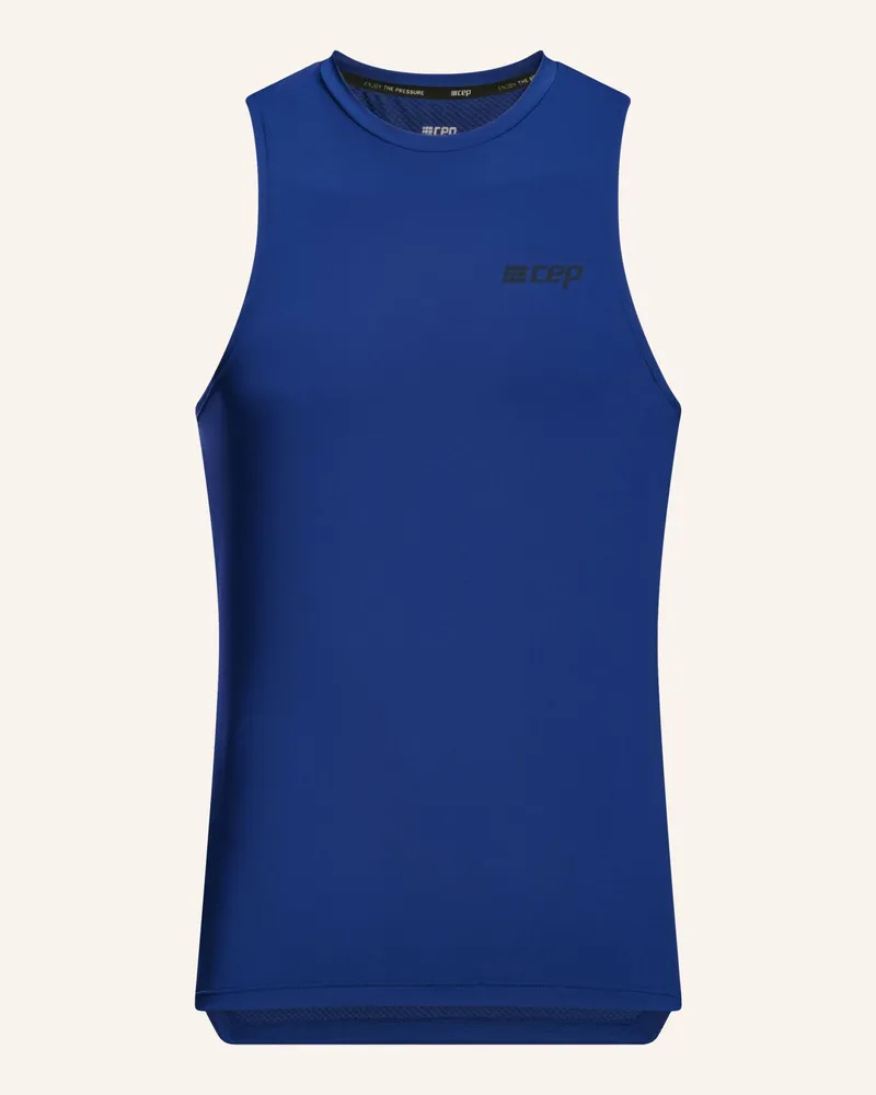 CEP Tanktop The Run blau Dunkelblau