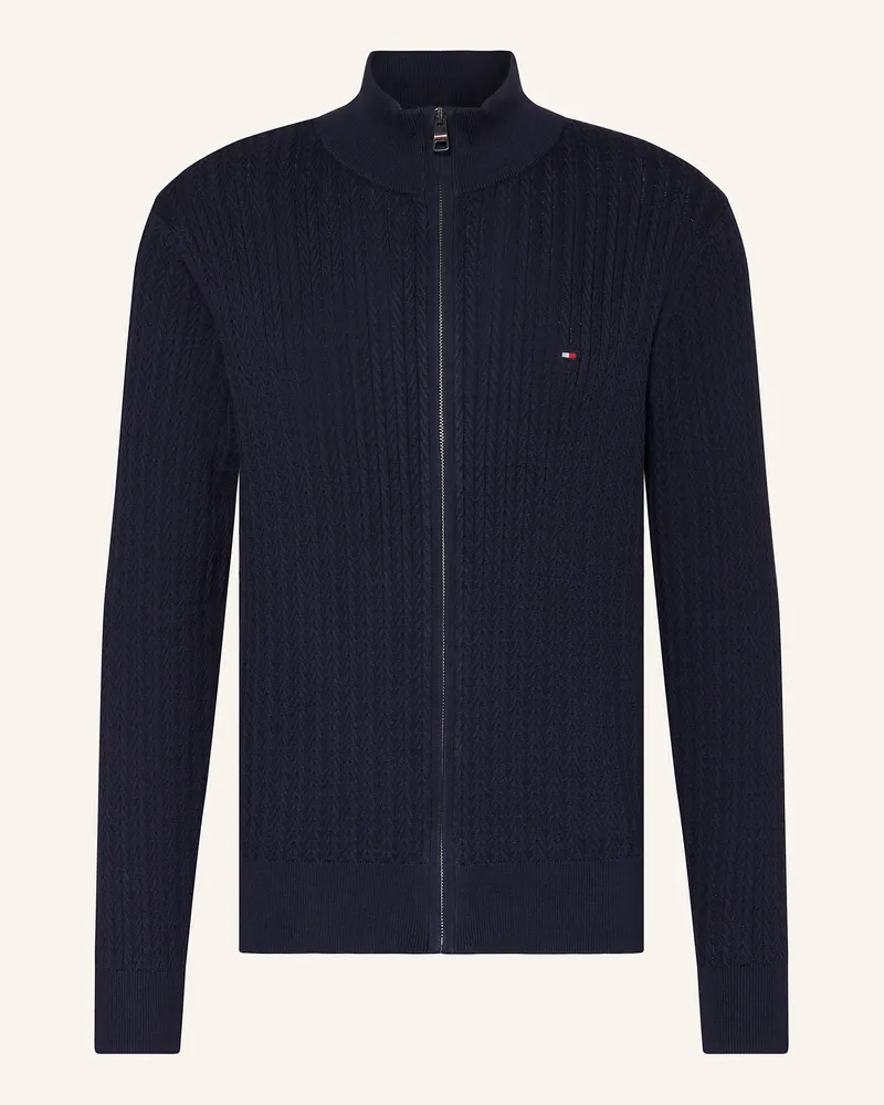 Tommy Hilfiger Strickjacke Dunkelblau