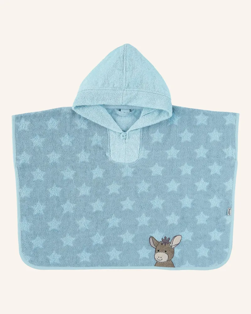 Sterntaler Poncho Emmi Blau