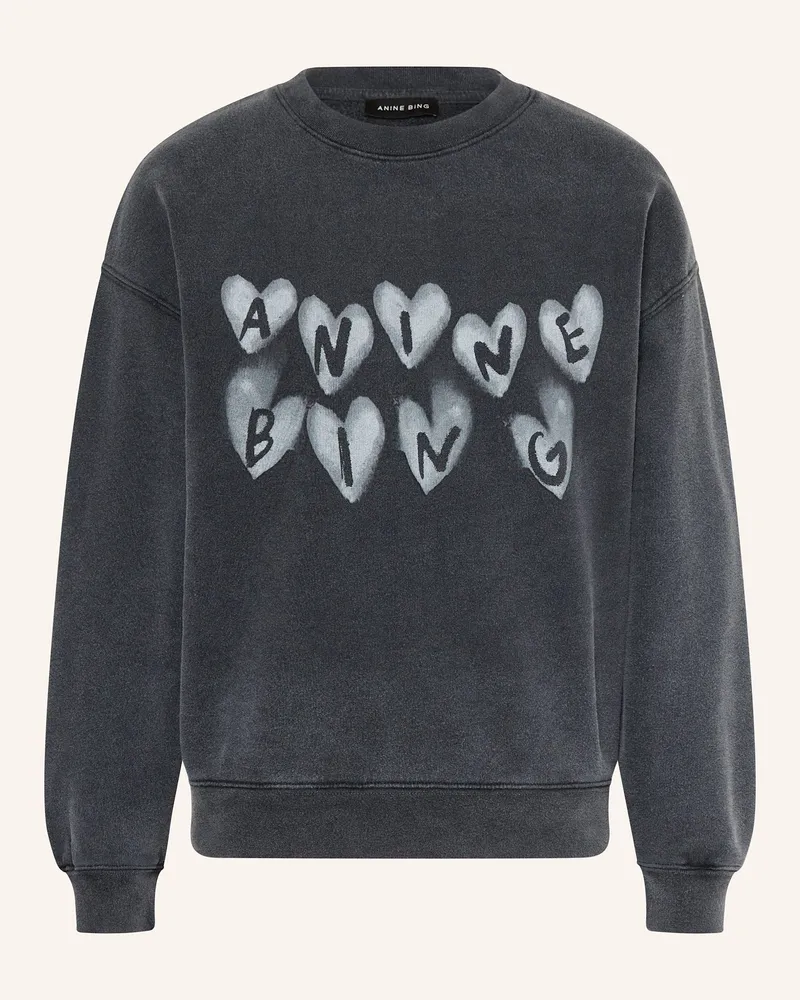 Anine Bing Sweatshirt SPENCER Dunkelgrau