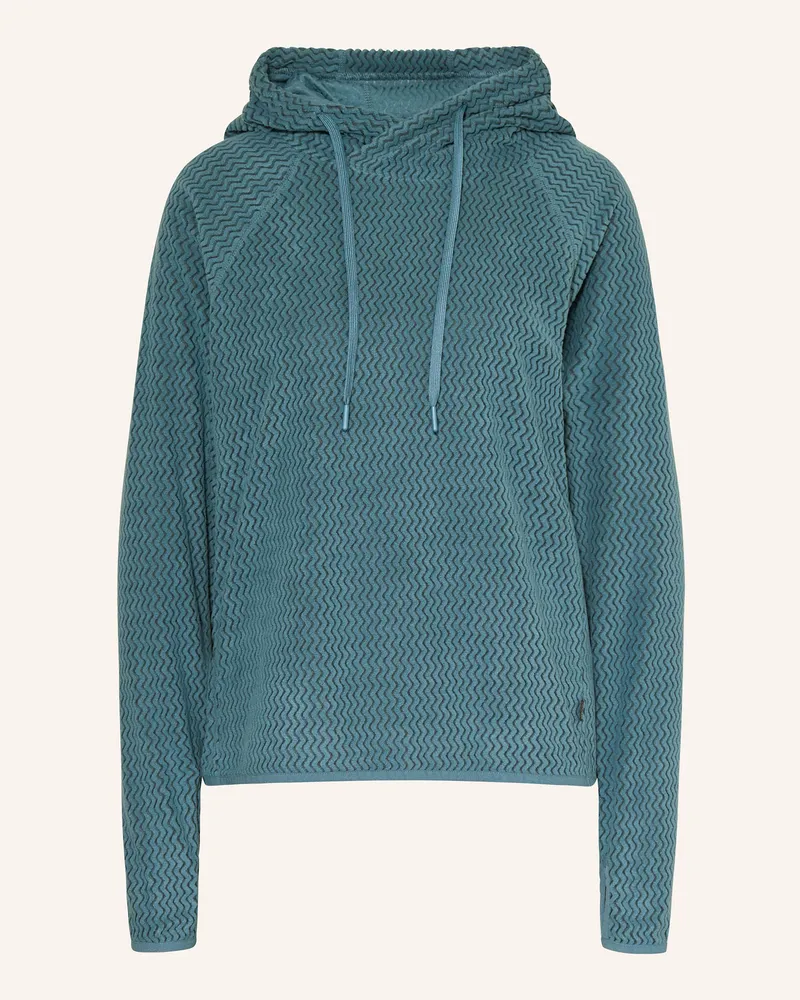 me°ru' Fleece-Hoodie CALAIS Hellblau