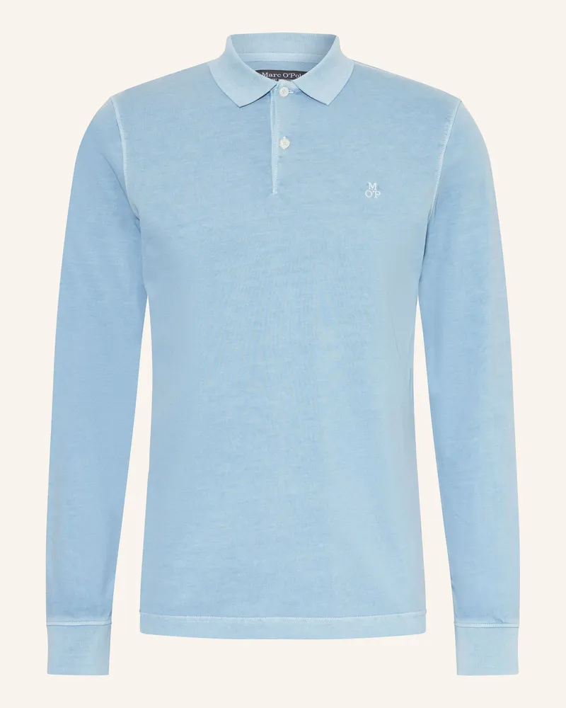 Marc O'Polo Jersey-Poloshirt blau Hellblau