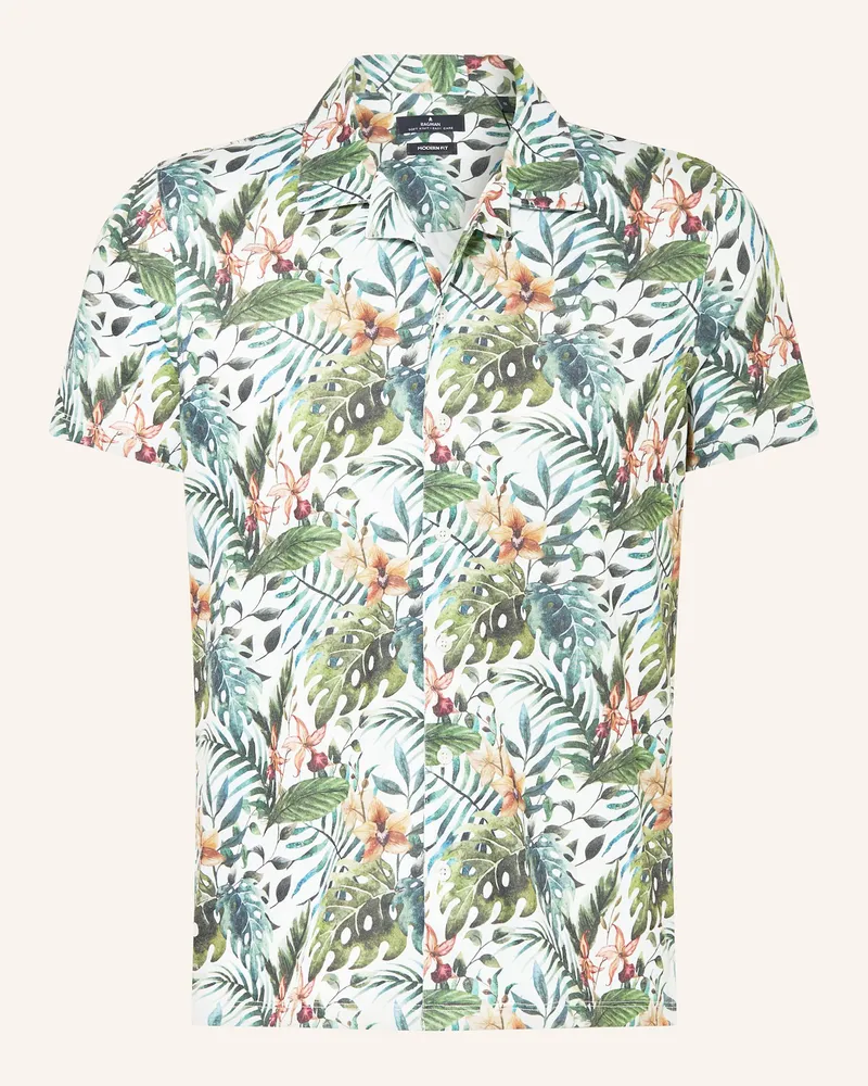 Ragman Resorthemd Modern Fit Grün