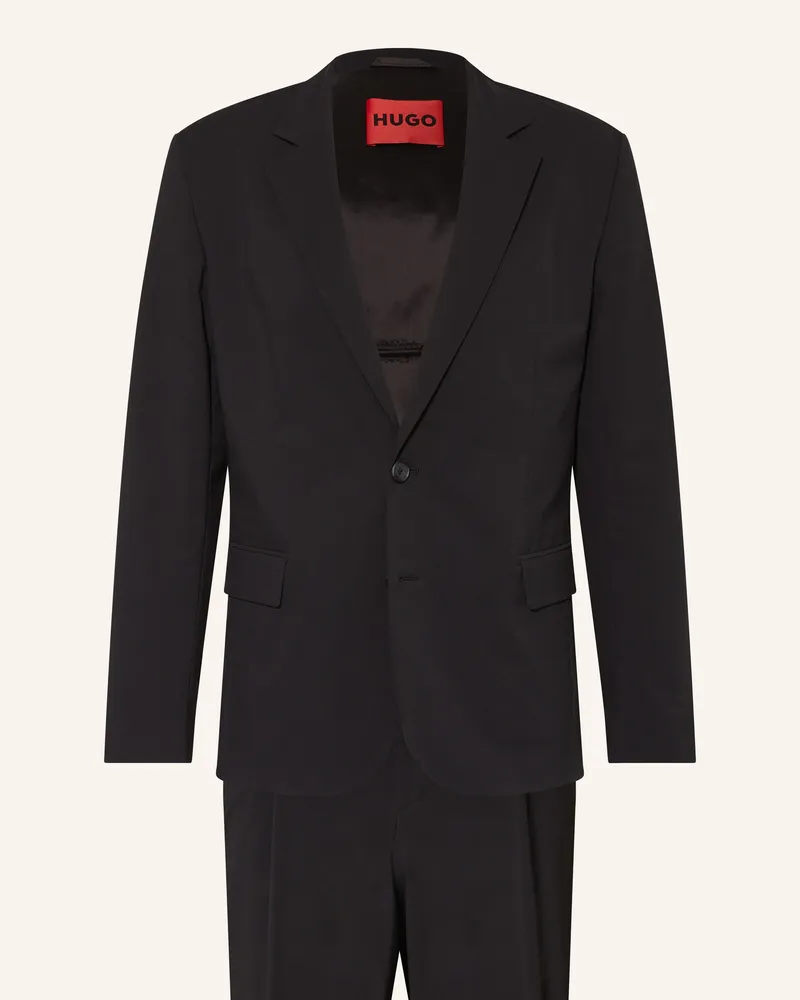 HUGO BOSS Anzug HU/GO243X Slim Fit Schwarz