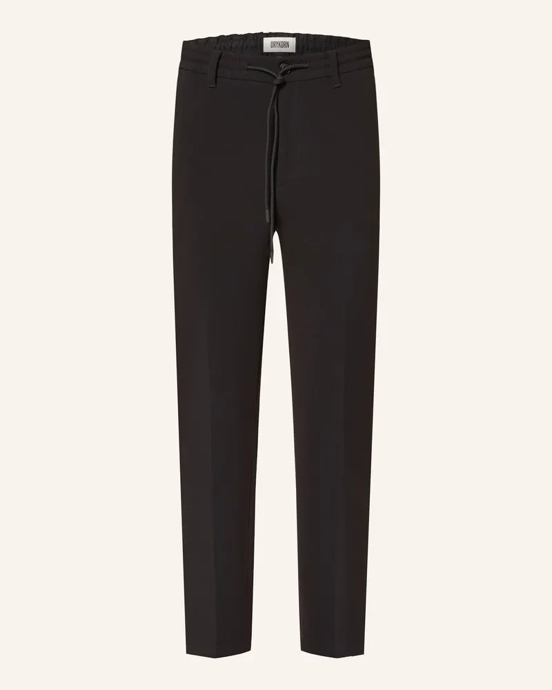 Drykorn Hose DEGER im Jogging-Stil Extra Slim Fit Schwarz