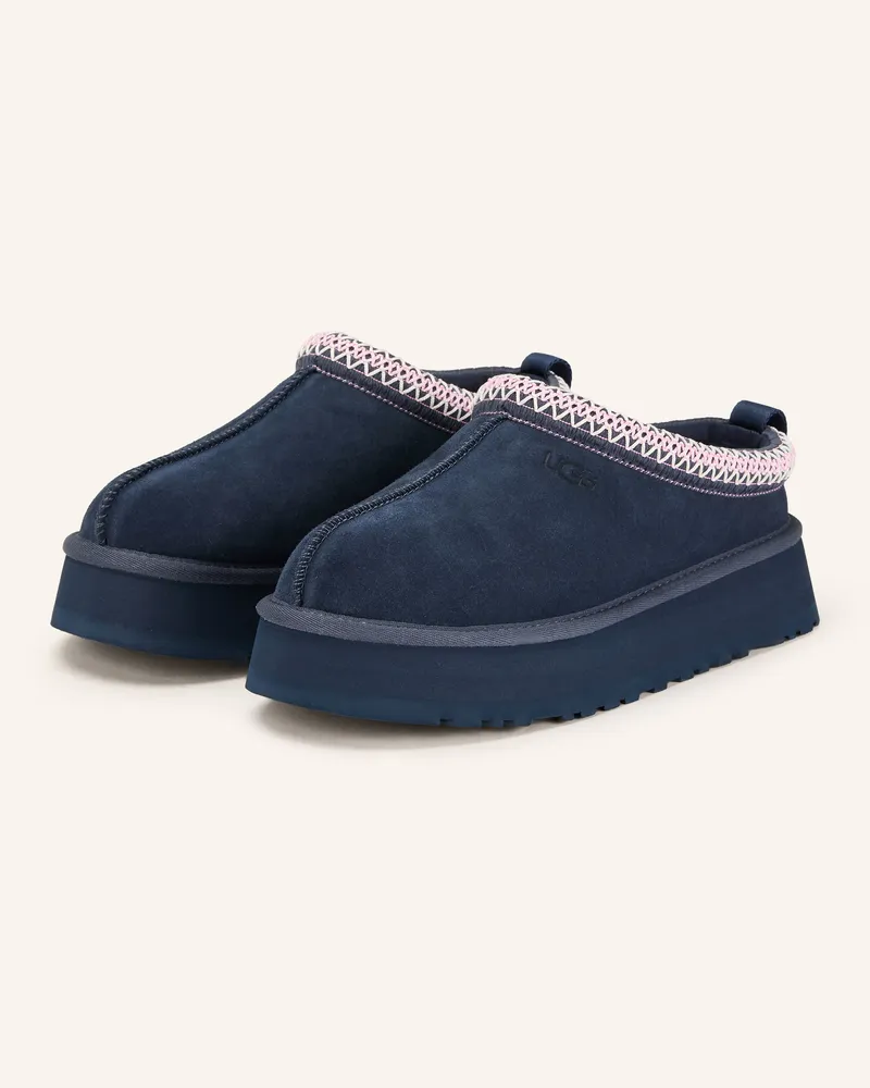 UGG Plateau-Pantoletten TAZZ Dunkelblau