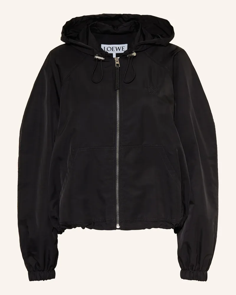 Loewe Jacke schwarz Schwarz
