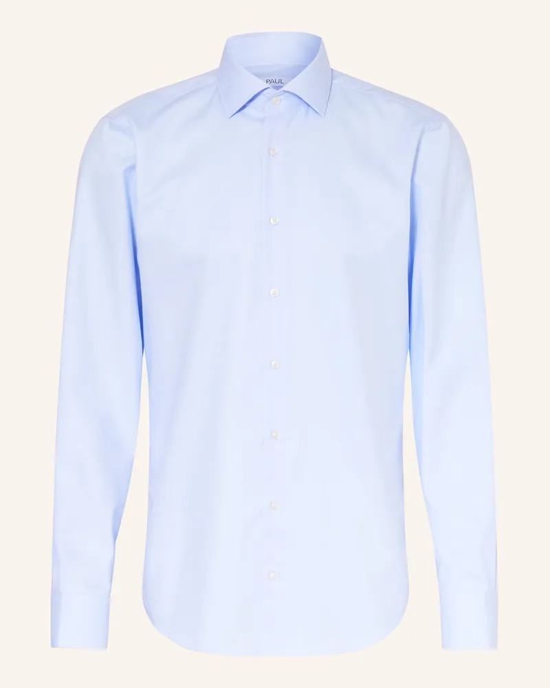 paul Hemd Shaped Fit Hellblau