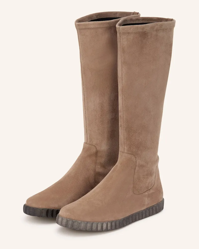 Peter Kaiser Stiefel beige Taupe