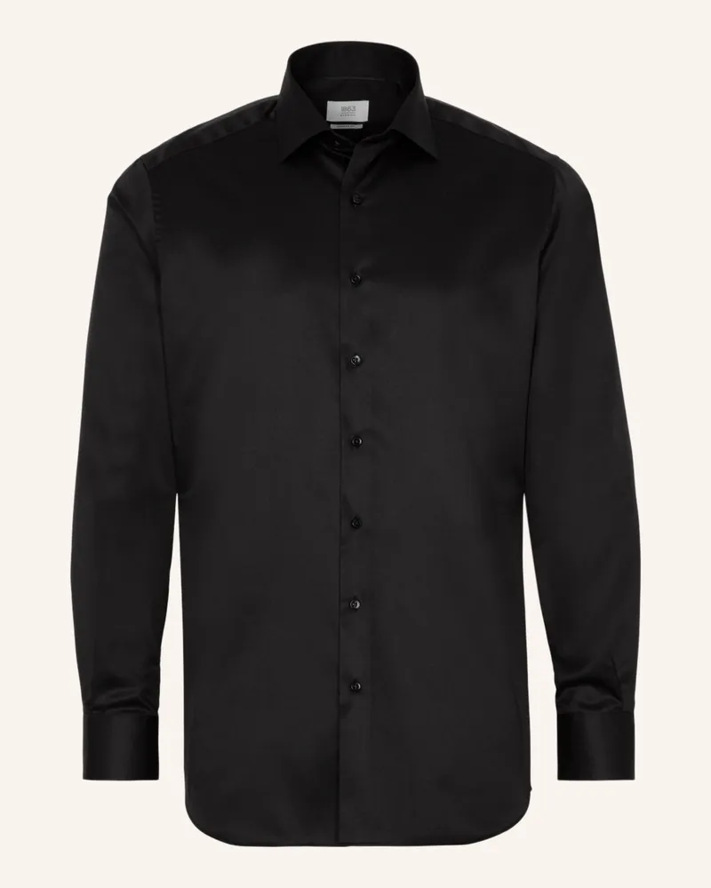 Eterna Hemd Modern Fit Schwarz