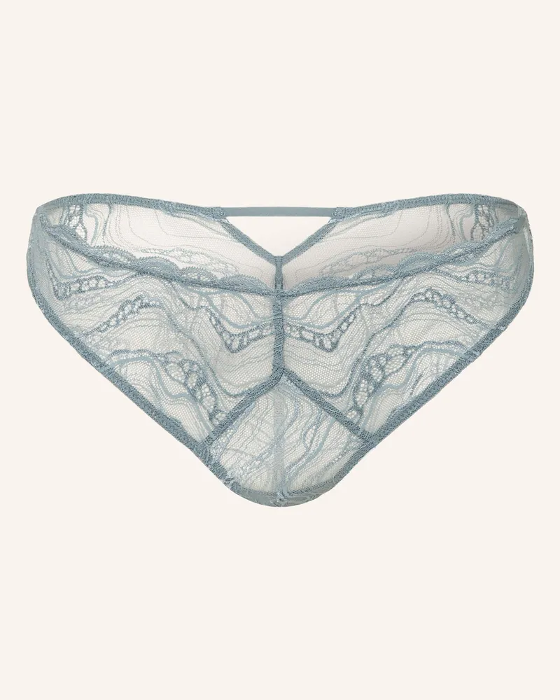 Calvin Klein Slip SENSUAL STRETCH LACE Blaugrau