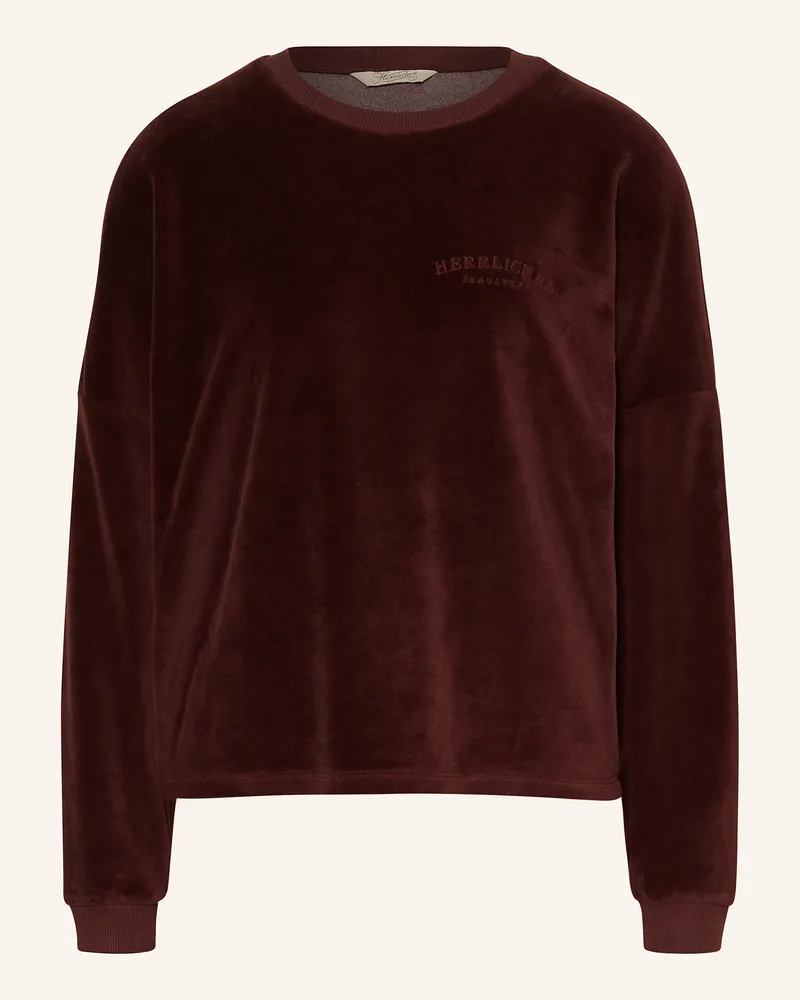 Herrlicher Sweatshirt SMILA Dunkelrot