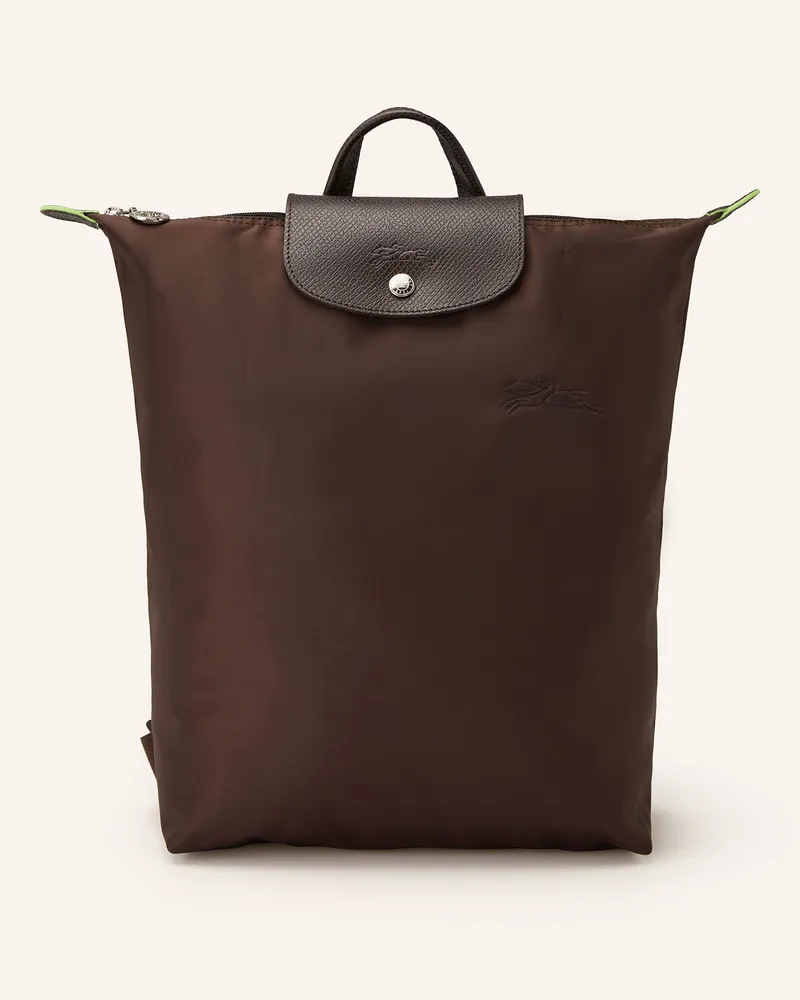 Longchamp Rucksack Le Pliage Green braun Dunkelbraun