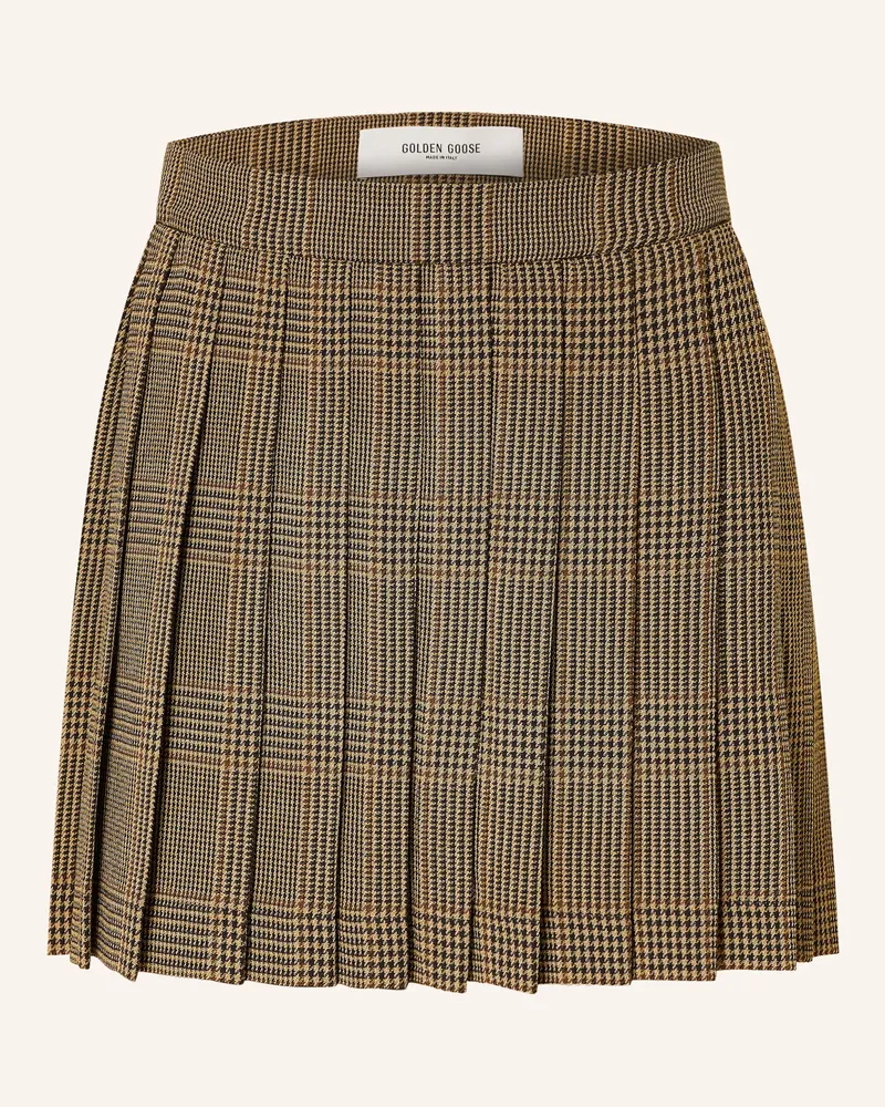 Golden Goose Faltenrock Journey braun Hellbraun