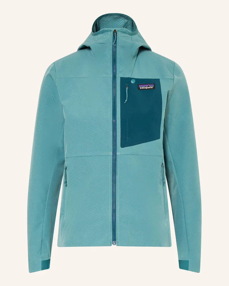 Patagonia Funktionsjacke R1® CROSSSTRATA Petrol