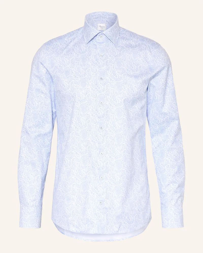 Stenströms Hemd Slimline Fit Hellblau