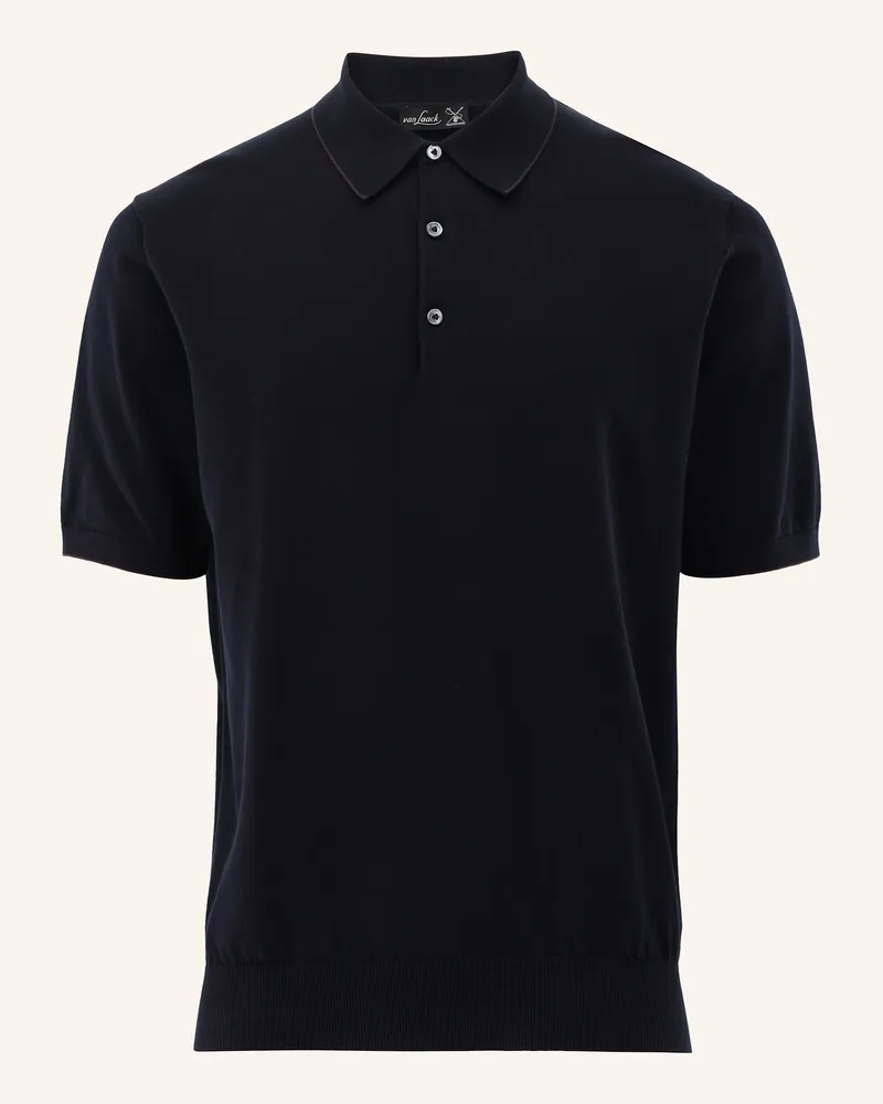 van Laack Poloshirt blau Blau
