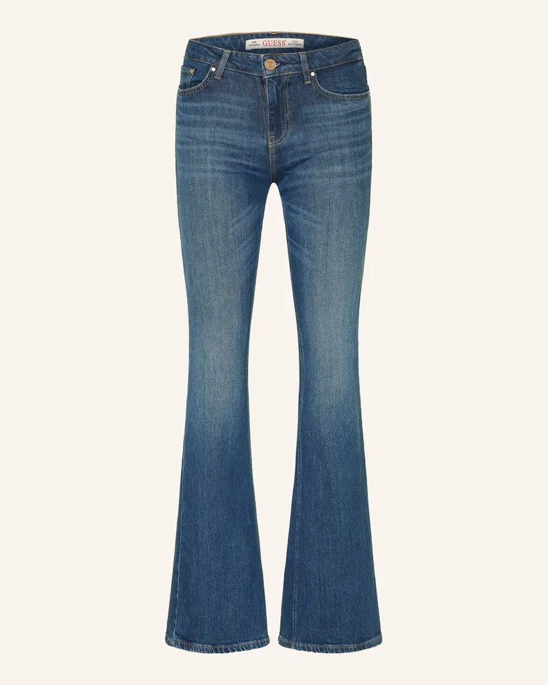 Guess Flared Jeans Beverly blau Frsk