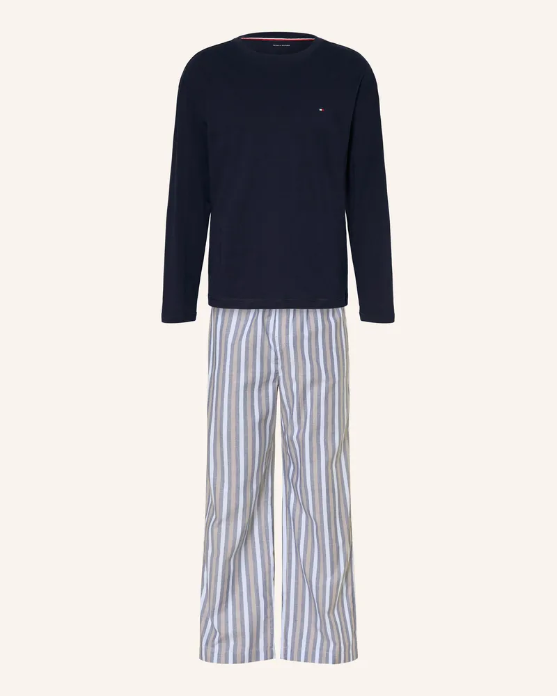 Tommy Hilfiger Schlafanzug blau Blau