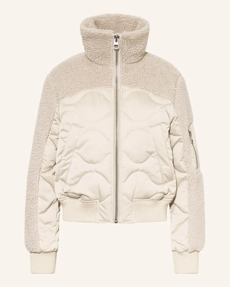 Marc O'Polo Daunenjacke im Materialmix Creme