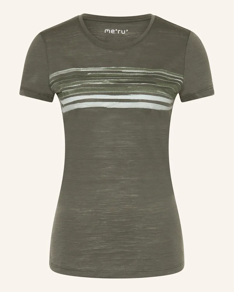 me°ru' Funktionsshirt Trelleborg gruen Khaki