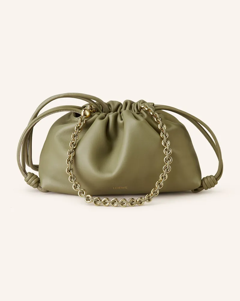 Loewe Clutch FLAMENCO Hellgrün