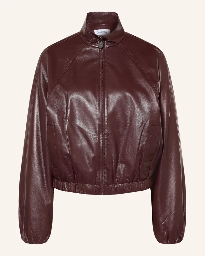 Joseph Ribkoff Blouson In Lederoptik rot Dunkelrot