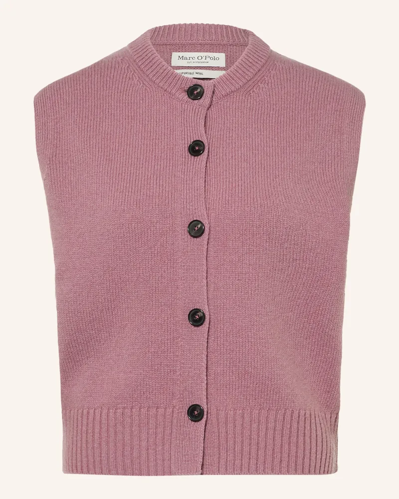 Marc O'Polo Strickweste rosa Altrosa