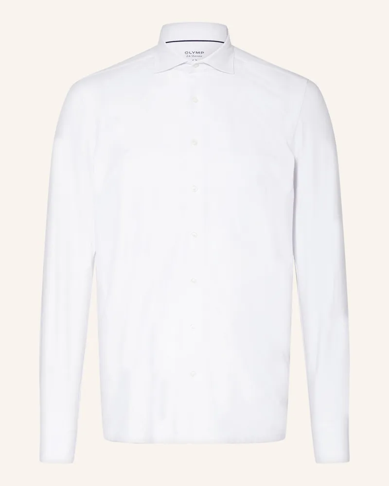 Olymp Jerseyhemd Luxor 24/Seven Modern Fit weiss Weiss