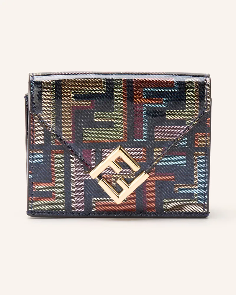 Fendi Geldbörse blau Schwarz