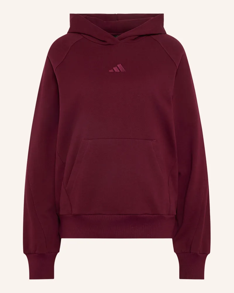 adidas Hoodie Kit braun Dunkelrot
