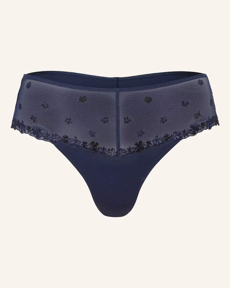 Mey Panty Serie Pretty Joan Mit Glitzergarn blau Dunkelblau