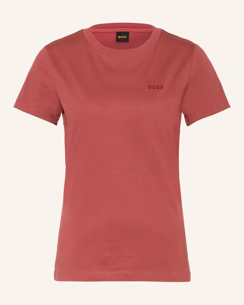 HUGO BOSS T-Shirt Esogo rot Dunkelorange