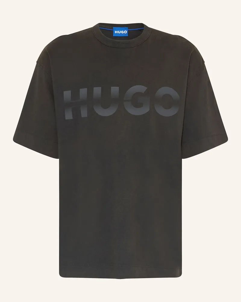 HUGO BOSS T-Shirt NENZYE Dunkelgrau