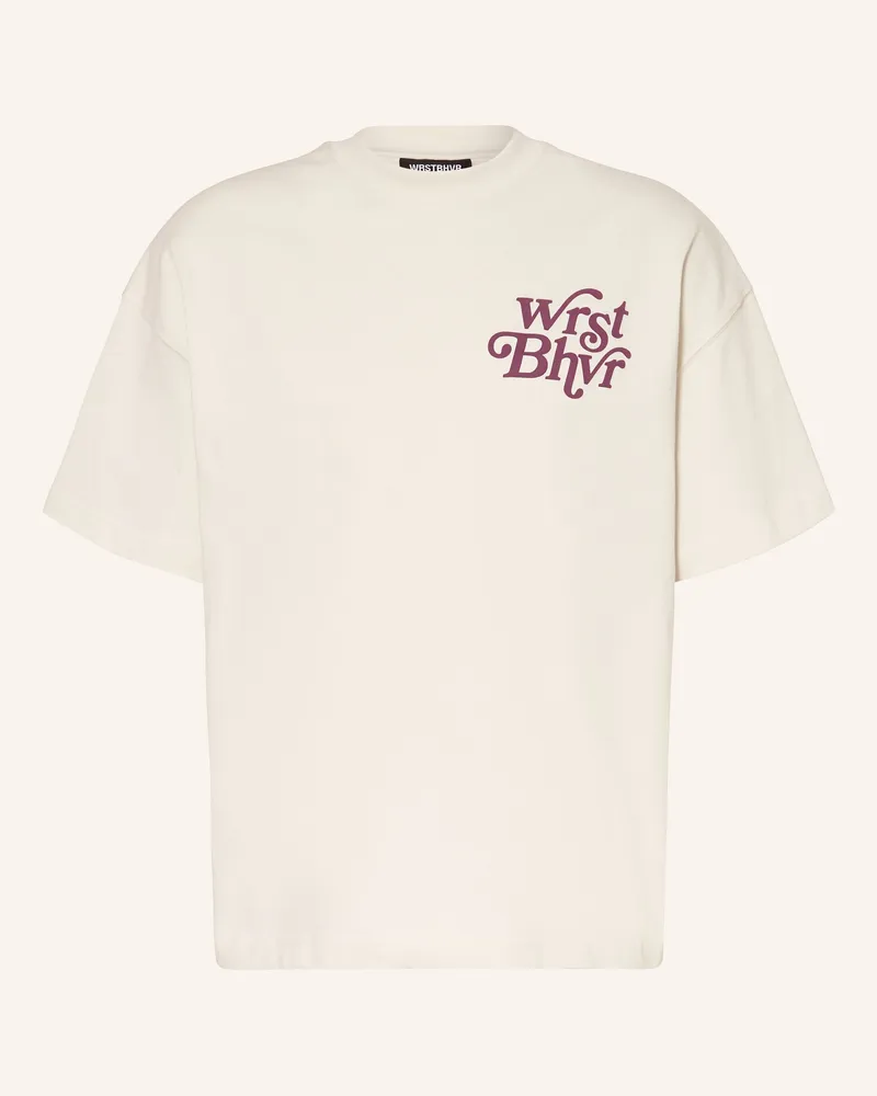 WRSTBHVR T-Shirt REEN V2 Ecru
