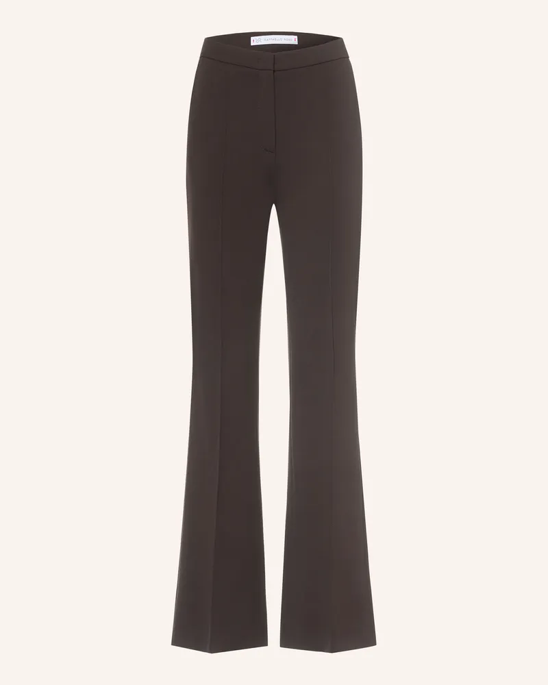 RAFFAELLO ROSSI  Bootcut-Hose Doro Aus Jersey schwarz Schwarz
