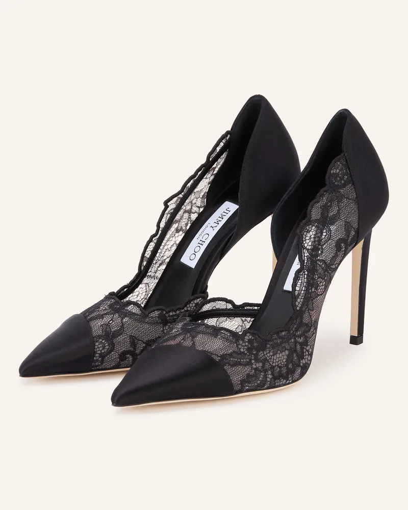 Jimmy Choo Pumps Brigitte 100 schwarz Schwarz