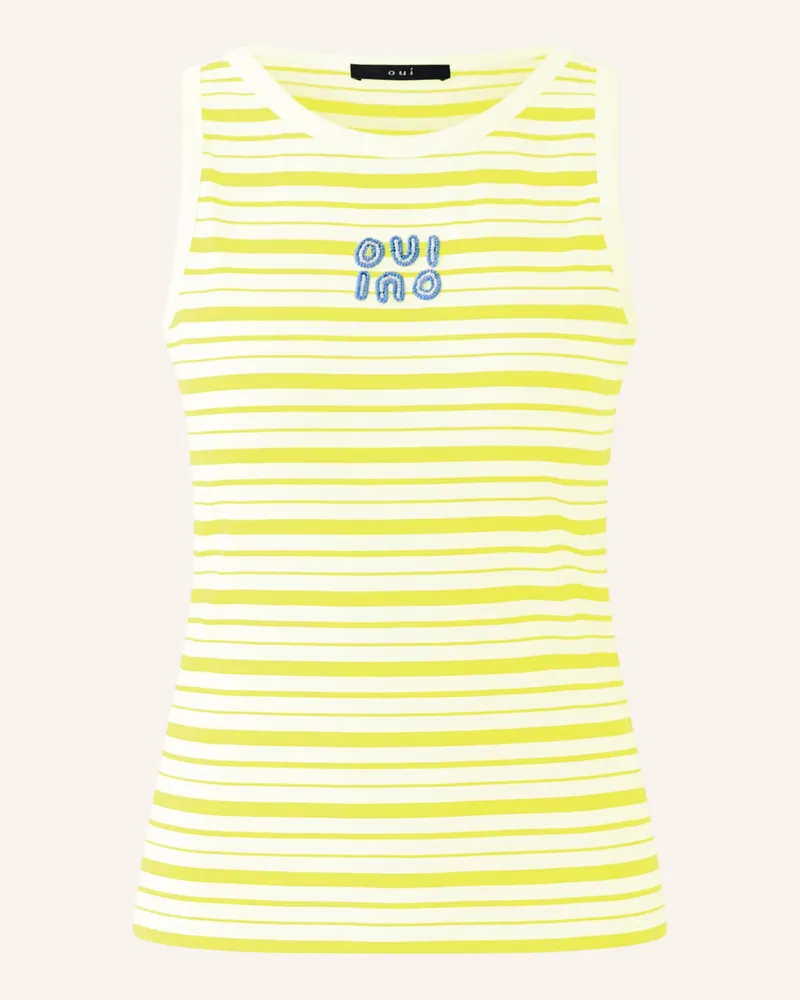 Oui  Top orange Gelb