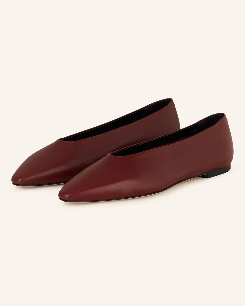 aeyde Ballerinas Betty rot Dunkelrot