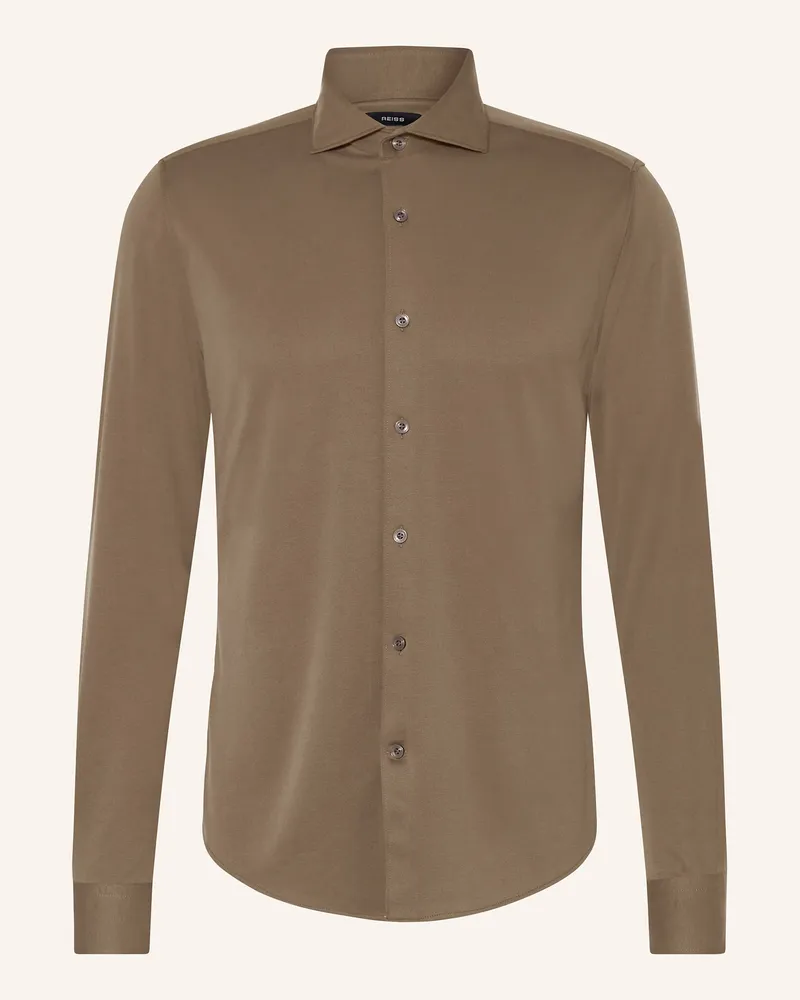 Reiss Hemd Bobby Regular Fit gruen Khaki