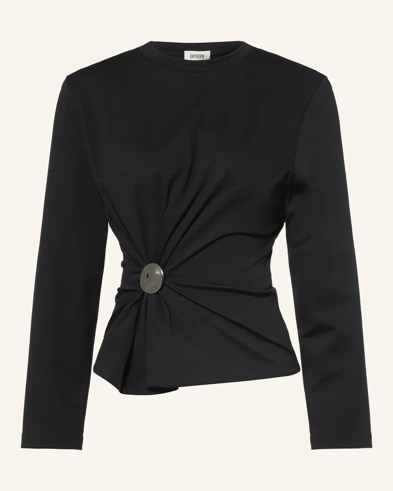 Drykorn Longsleeve Alith schwarz Schwarz