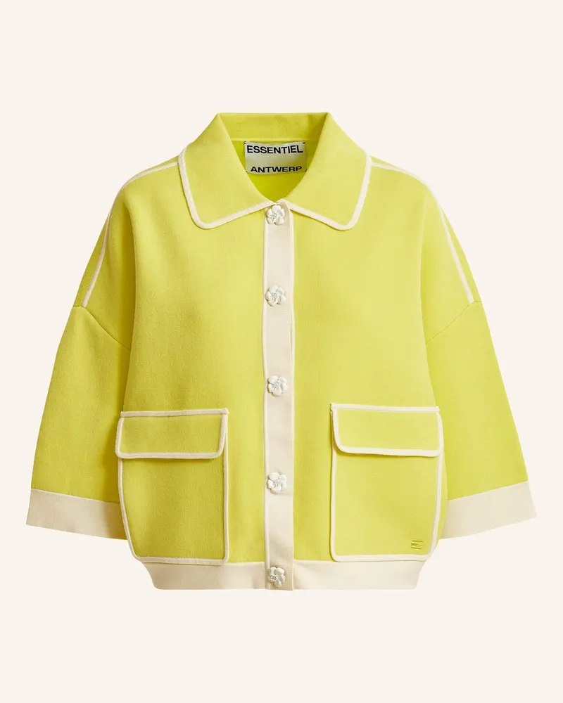 Essentiel Strickjacke Jugly gelb Gelb