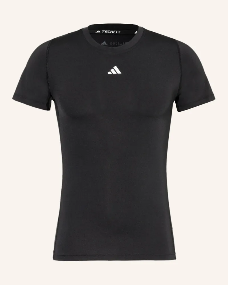adidas T-Shirt Tech Fit Training schwarz Schwarz