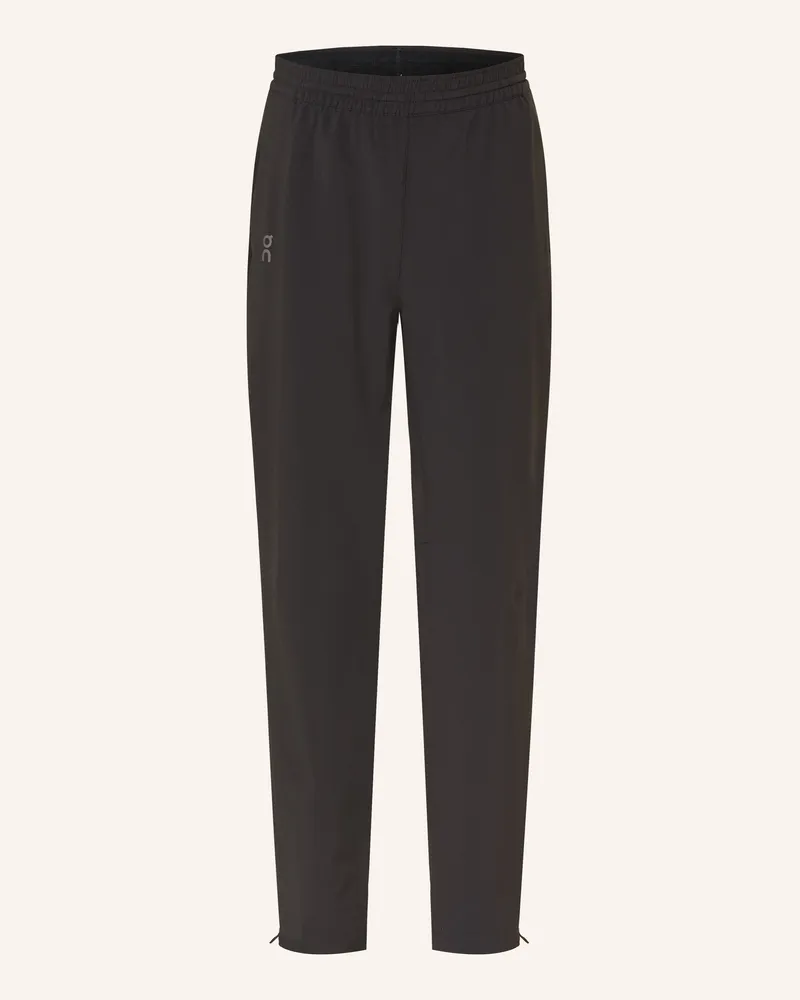 ON Laufhose Weather Winter schwarz Schwarz